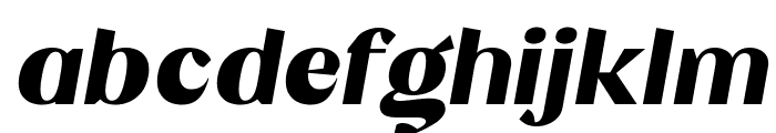 Kingcup Black Italic Font LOWERCASE