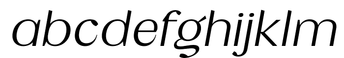 Kingcup Light Italic Font LOWERCASE