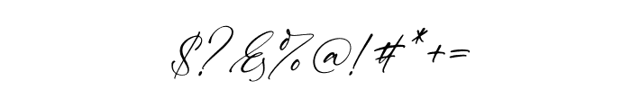 Kingdom Estella Script Italic Font OTHER CHARS