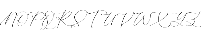 Kingdom Estella Script Italic Font UPPERCASE