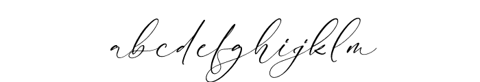 Kingdom Estella Script Italic Font LOWERCASE