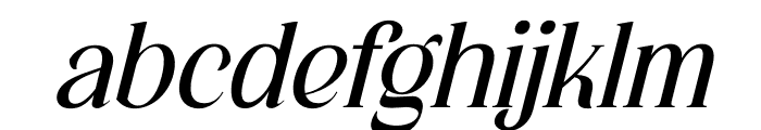 Kingdom Estella Serif Italic Font LOWERCASE