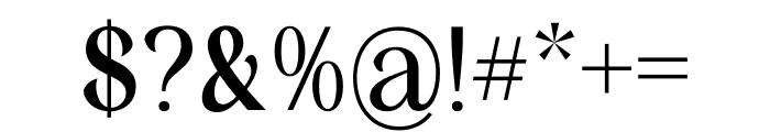 Kingdom Estella Serif Font OTHER CHARS