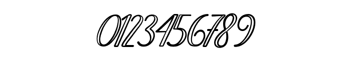 KinglaneOutlineSlant26 Font OTHER CHARS