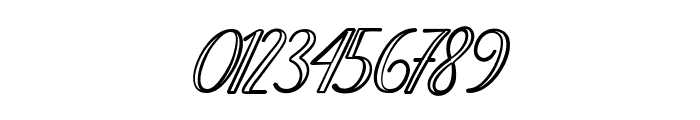 KinglaneOutlineSlant30 Font OTHER CHARS