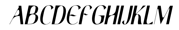 Kinglard-Italic Font UPPERCASE