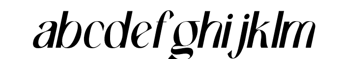 Kinglard-Italic Font LOWERCASE