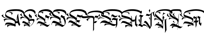 Kingroad Font UPPERCASE