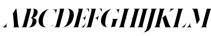 Kingsley-Italic Font UPPERCASE