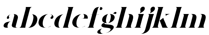 Kingsley-Italic Font LOWERCASE