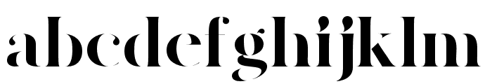 Kingsley-Regular Font LOWERCASE