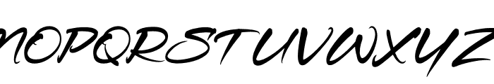 Kingsley Rockstar Font UPPERCASE