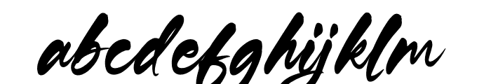 Kingsley Rockstar Font LOWERCASE