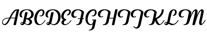 Kingsmith Font UPPERCASE