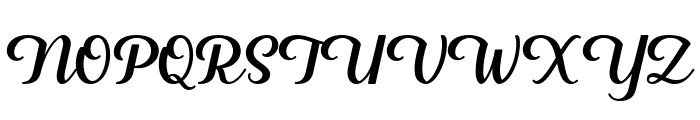 Kingsmith Font UPPERCASE