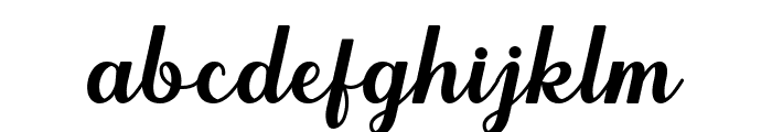 Kingsmith Font LOWERCASE