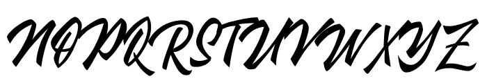 Kingstand Font UPPERCASE