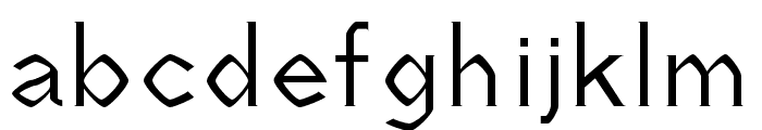Kingswood Regular Font LOWERCASE
