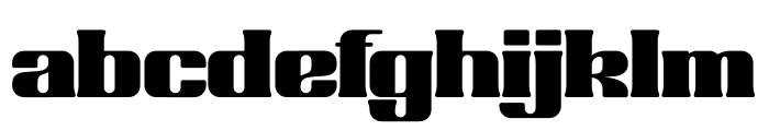 Kingtos Reblack Font LOWERCASE