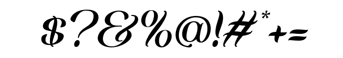 Kinksane Italic Font OTHER CHARS