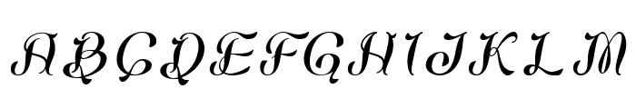 Kinksane Italic Font UPPERCASE