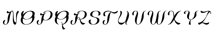 Kinksane Italic Font UPPERCASE