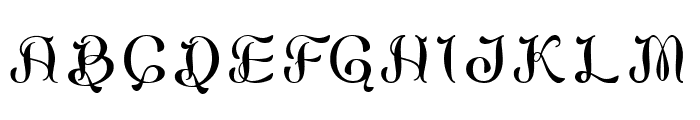 Kinksane Regular Font UPPERCASE