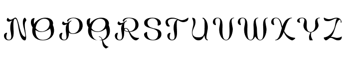 Kinksane Regular Font UPPERCASE