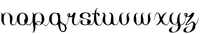 Kinksane Regular Font LOWERCASE