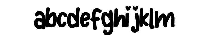 Kinlove Font LOWERCASE