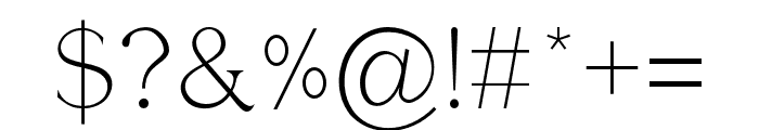 Kinta-Regular Font OTHER CHARS