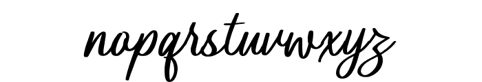 Kiontine-Regular Font LOWERCASE