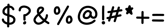 KiradoBold Font OTHER CHARS