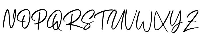 Kiraina Signature Font UPPERCASE