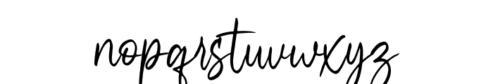 Kiraina Signature Font LOWERCASE