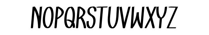 Kirainbrush Font LOWERCASE