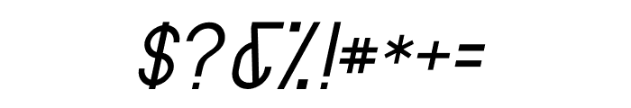 Kirana Italic Font OTHER CHARS