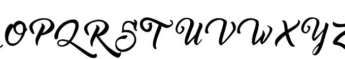 Kiranna-Regular Font UPPERCASE