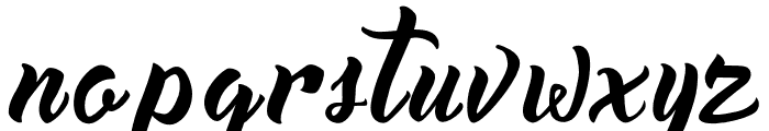 Kiranna-Regular Font LOWERCASE