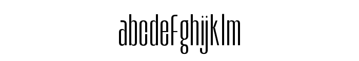 Kirgina-Light Font LOWERCASE