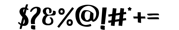 Kisha Serif Font OTHER CHARS