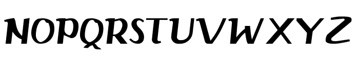 Kisha Serif Font UPPERCASE