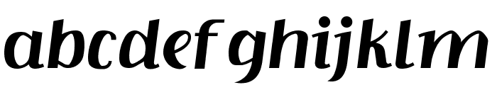 Kisha Serif Font LOWERCASE
