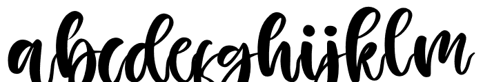 Kissing Love Font LOWERCASE