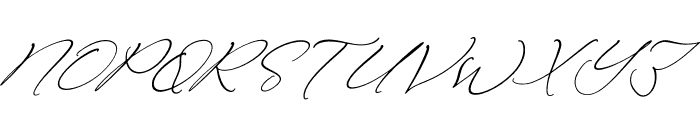 Kisstyone Gaselin Italic Font UPPERCASE