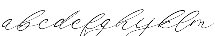 Kisstyone Gaselin Italic Font LOWERCASE