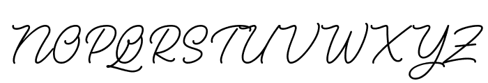 Kistory Font UPPERCASE
