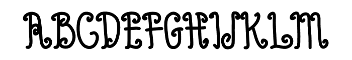 Kistroy Christmas Font UPPERCASE