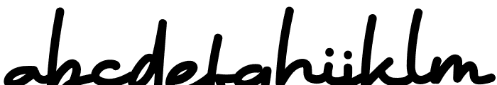 Kitaline Font LOWERCASE