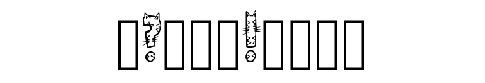 Kitty Cat By Squeeb Cre Regular Font OTHER CHARS